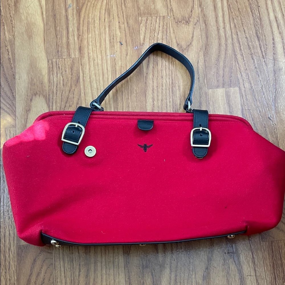 Red Buzz by Jane Fox Clutch
Vintage style.